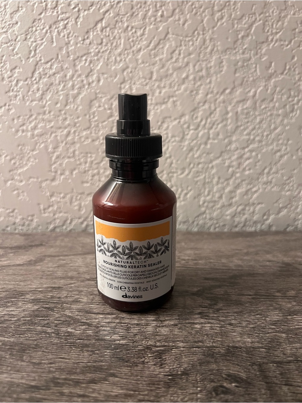 Davines NaturalTech Nourishing Keratin Sealer 3.38 oz / 100ml New